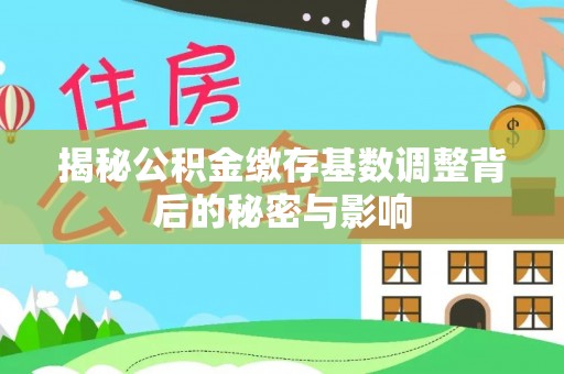 鼎城揭秘公积金缴存基数调整背后的秘密与影响