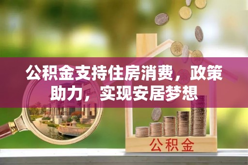 鼎城公积金支持住房消费，政策助力，实现安居梦想