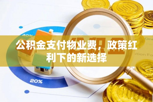 鼎城公积金支付物业费，政策红利下的新选择
