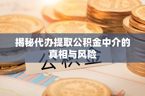 鼎城揭秘代办提取公积金中介的真相与风险