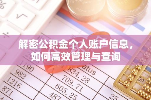 鼎城解密公积金个人账户信息，如何高效管理与查询