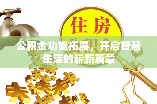 鼎城公积金功能拓展，开启智慧生活的崭新篇章